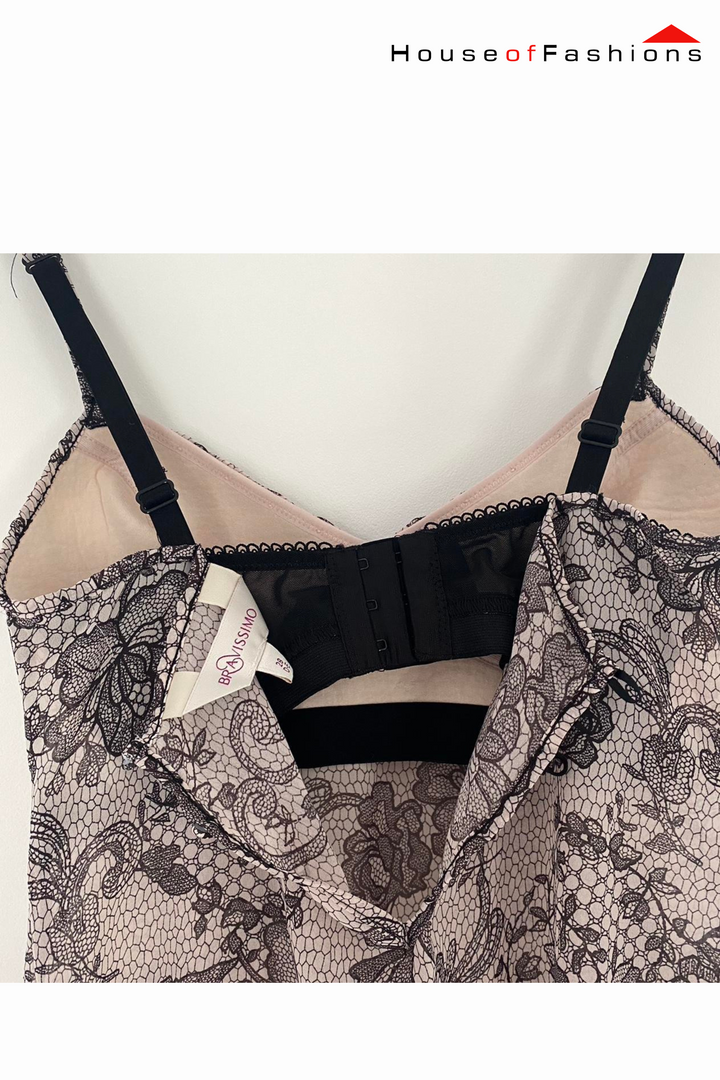 Women's Multi Nightwear – Lace Babydoll Nightgown with Velvet Bow Detail