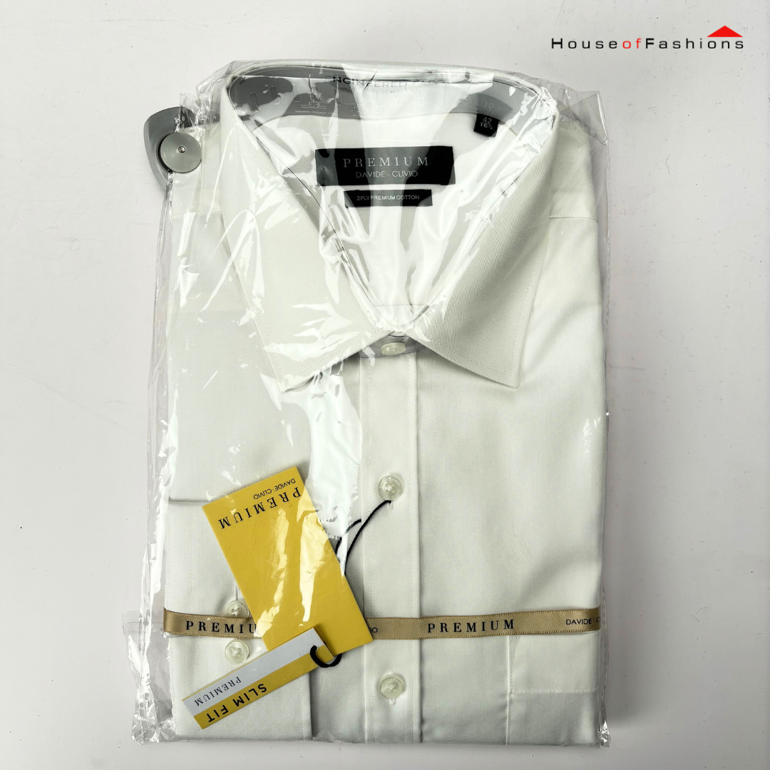 Devide Clivio long Sleeve White Shirt