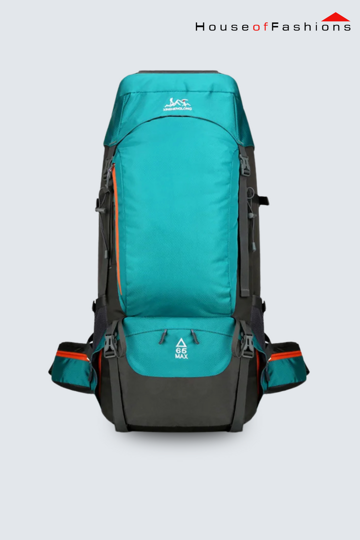 65L Waterproof Hiking Backpack with Rain Cover – Outdoor Travel & Camping Backpack