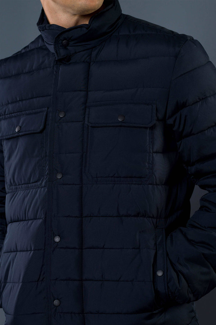 Front Double Pockets Winter Jacket