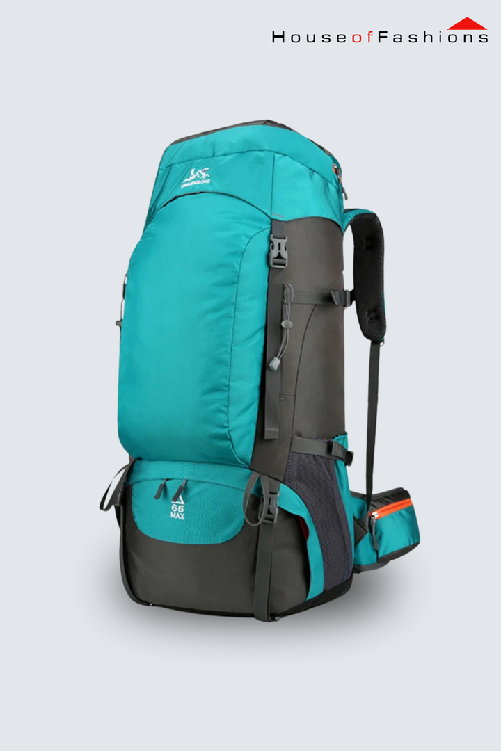 65L Waterproof Hiking Backpack with Rain Cover – Outdoor Travel & Camping Backpack