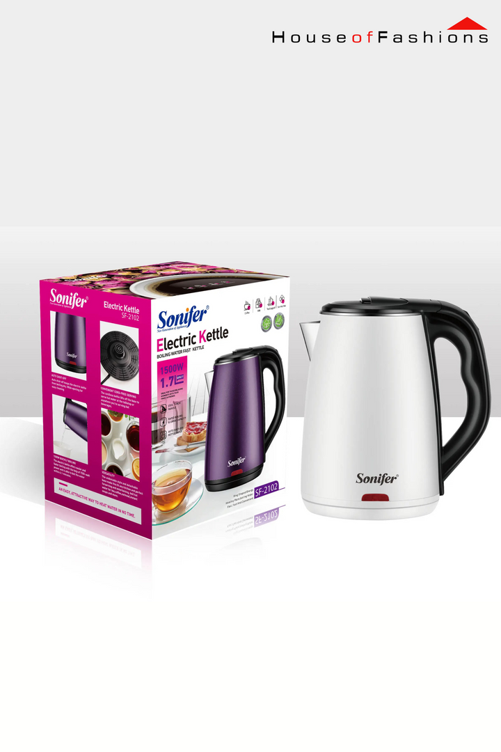 Sonifer SF-2102 Electric Kettle – 1.7L, 1500W