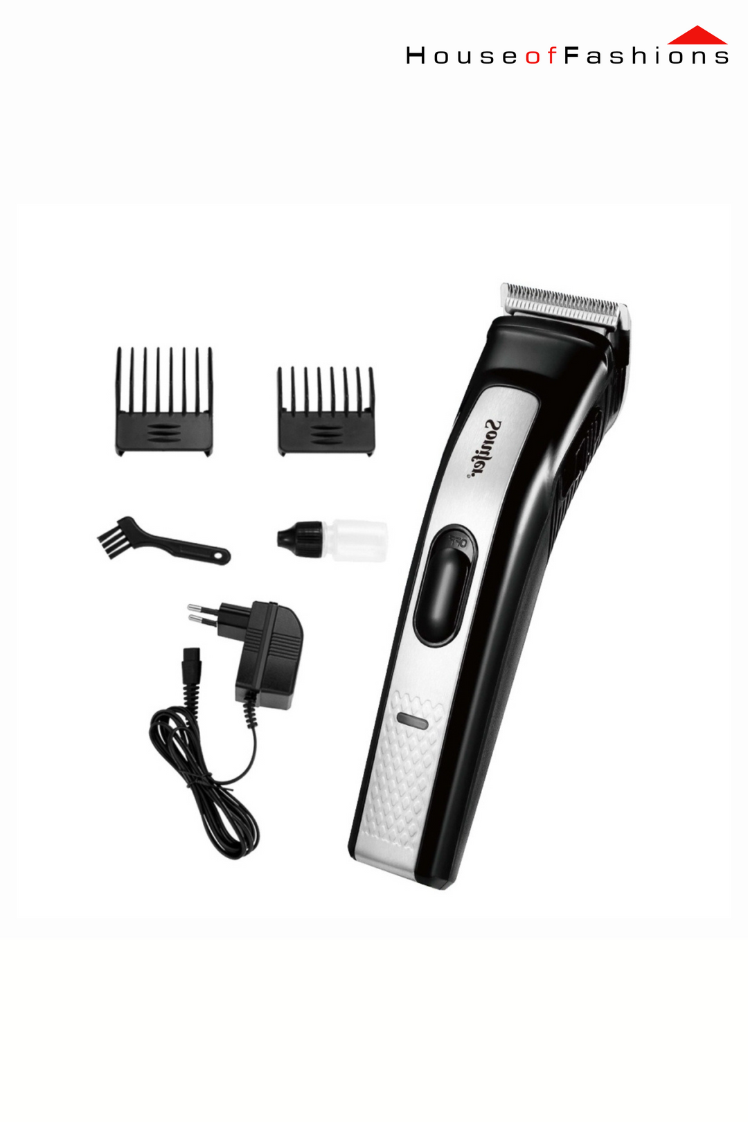 Sonifer SF-9539 Rechargeable Hair Clipper – Stainless Steel Blades | Dual Head | Home Use Grooming Kit