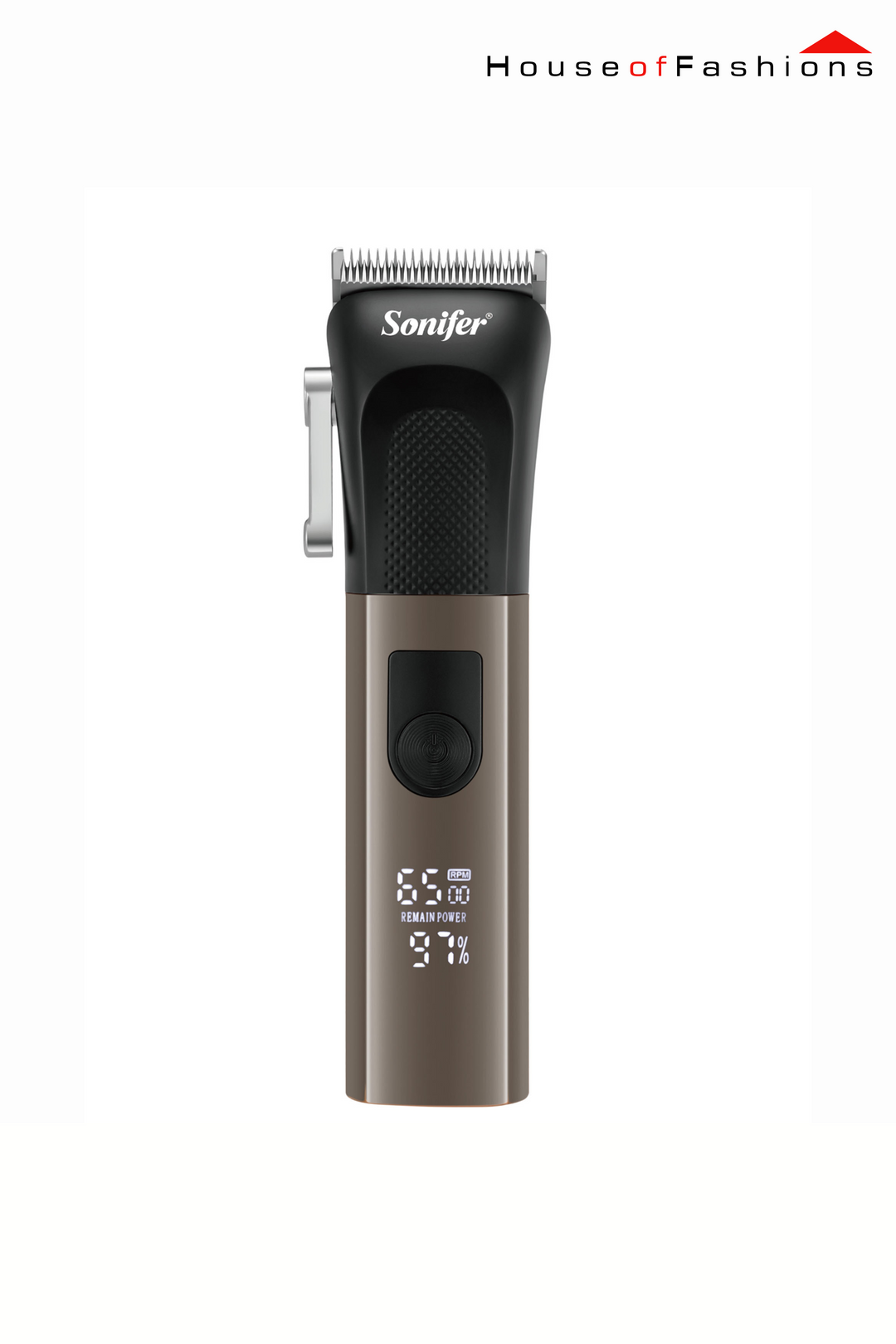 Sonifer SF-9593 Professional Hair Shaver – LCD Display | 2000mAh Battery | Adjustable Blade | Type-C Charging