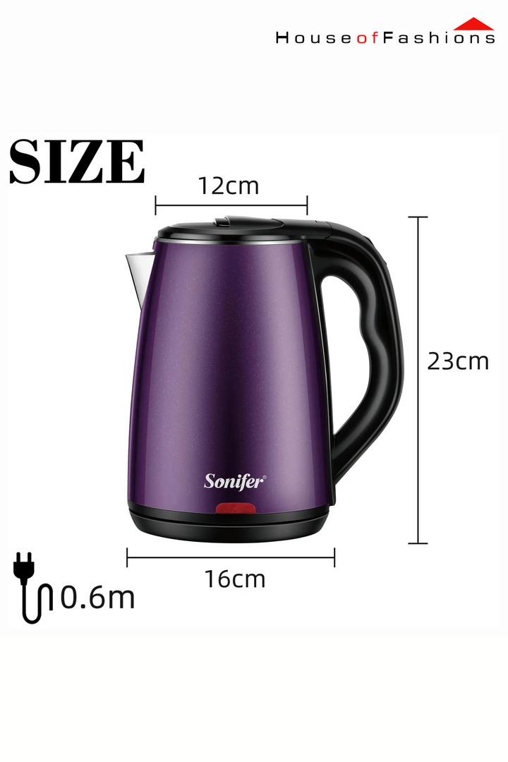 Sonifer SF-2102 Electric Kettle – 1.7L, 1500W