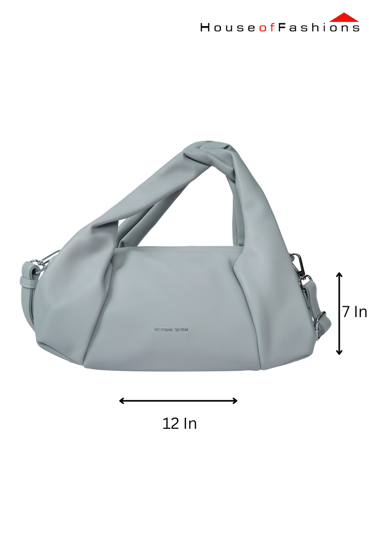 Victoria Seven Rust Knot Handle Handbag