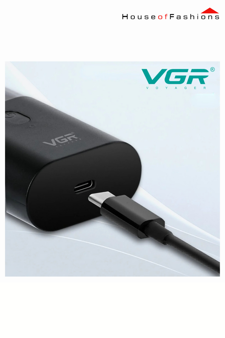 VGR V-341 Portable Electric Shaver – Floating Head | Rechargeable & Waterproof