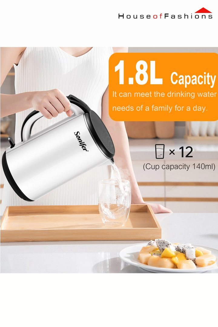 Sonifer SF-2091 Electric Kettle – 1.8L, 1500W