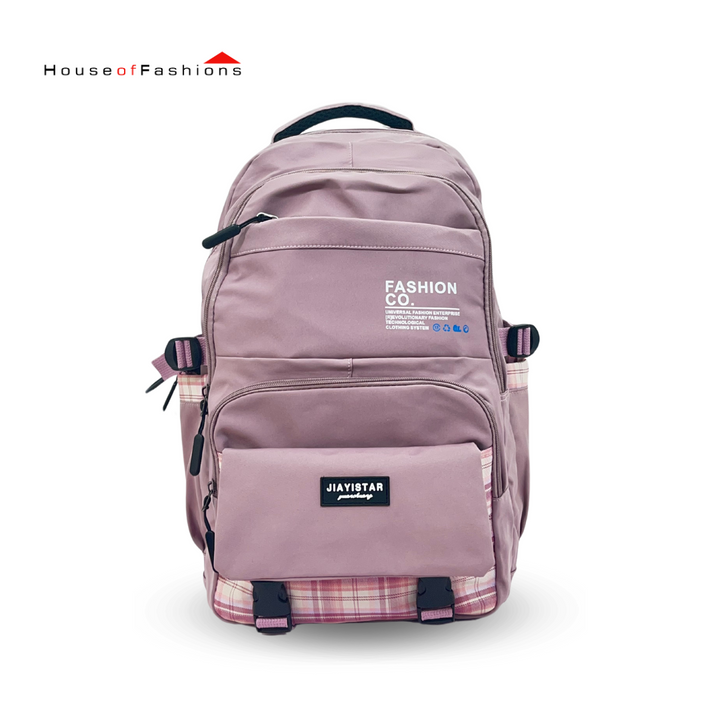 Solid Color Backpack Korean Version Casual Girls Fashion Bag