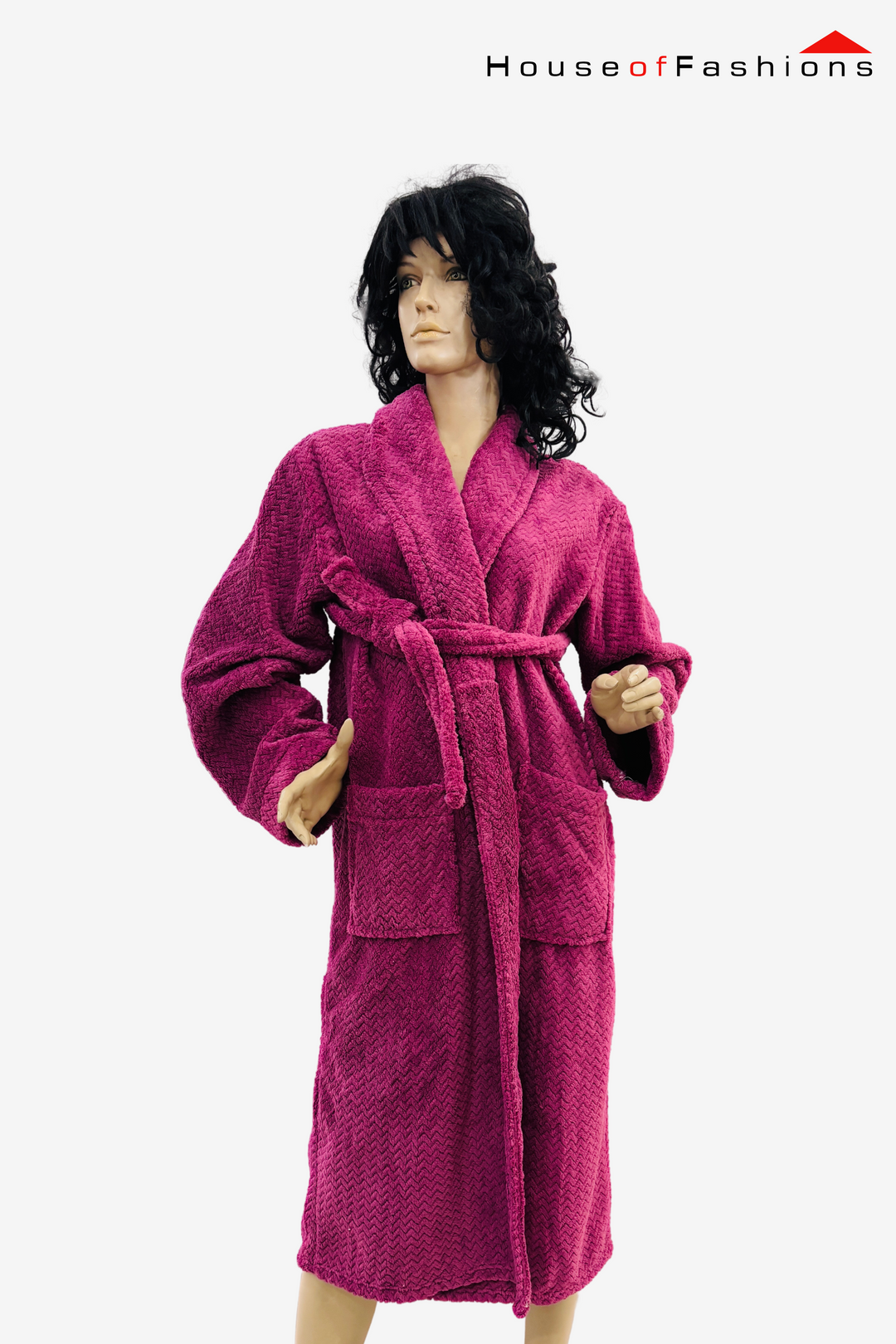 Cotton Bathrobe - Pink