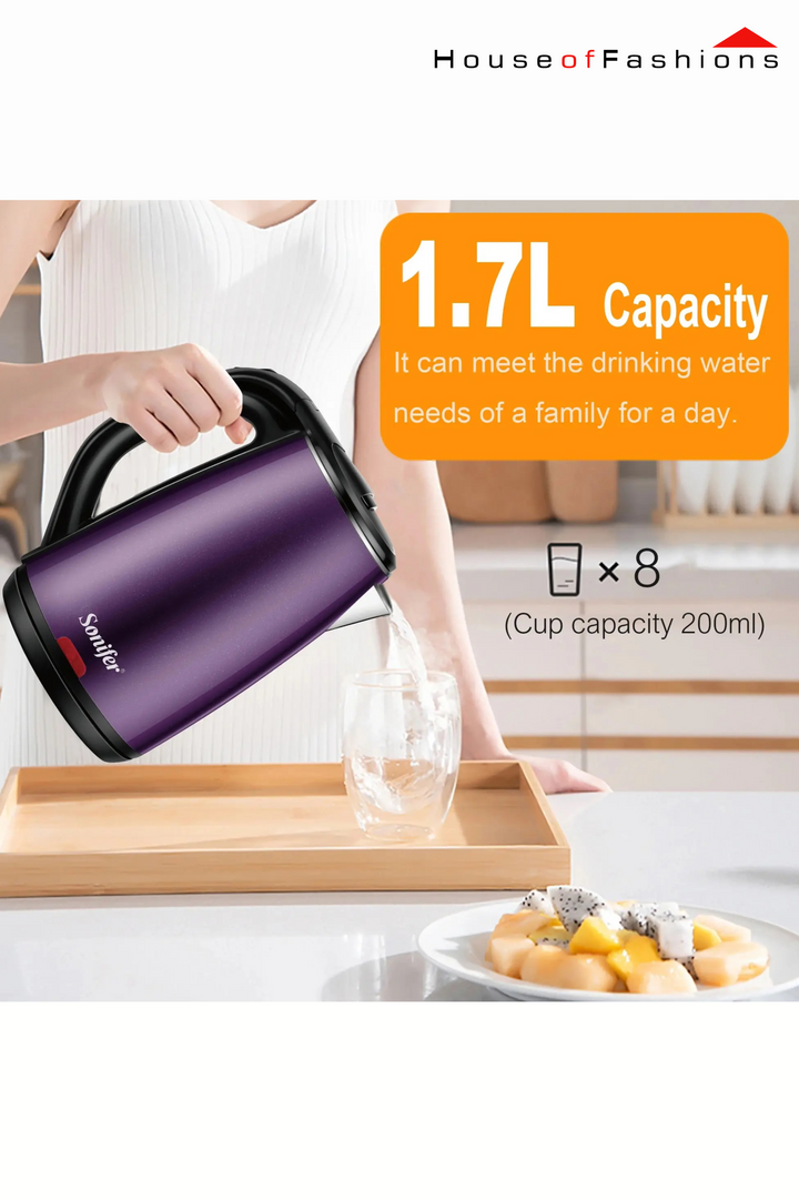 Sonifer SF-2102 Electric Kettle – 1.7L, 1500W