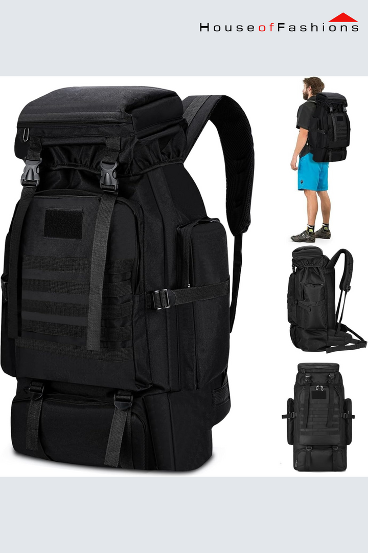 80L Hiking Backpack for Men & Women – Waterproof Outdoor Travel & Trekking Backpack