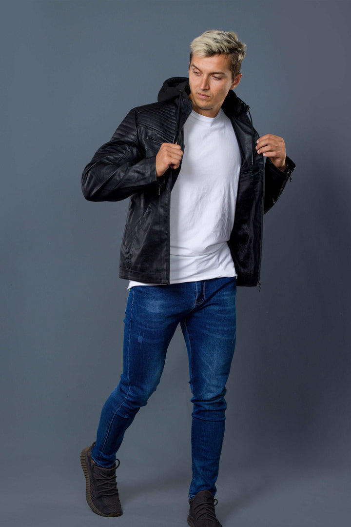 Hooded Draw Cord Jacket