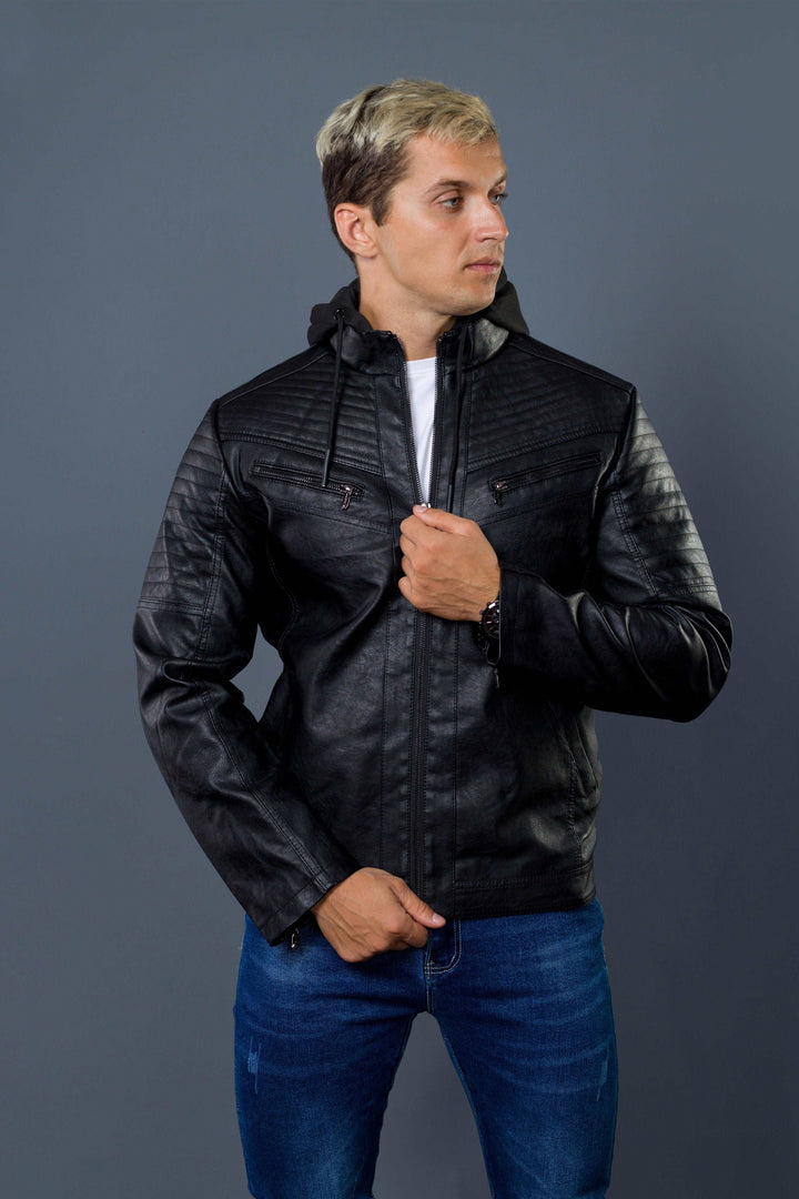 Hooded Draw Cord Jacket