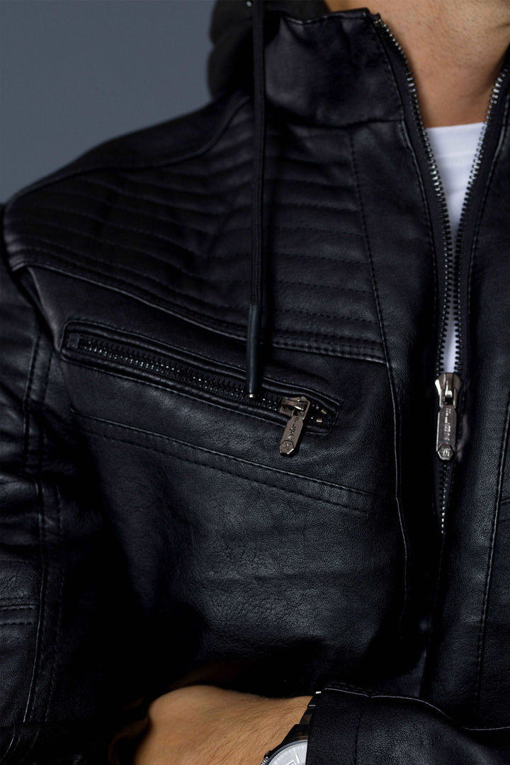 Hooded Draw Cord Jacket