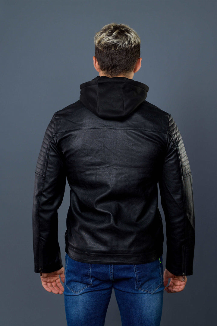 Hooded Draw Cord Jacket