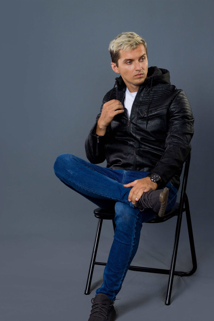 Hooded Draw Cord Jacket