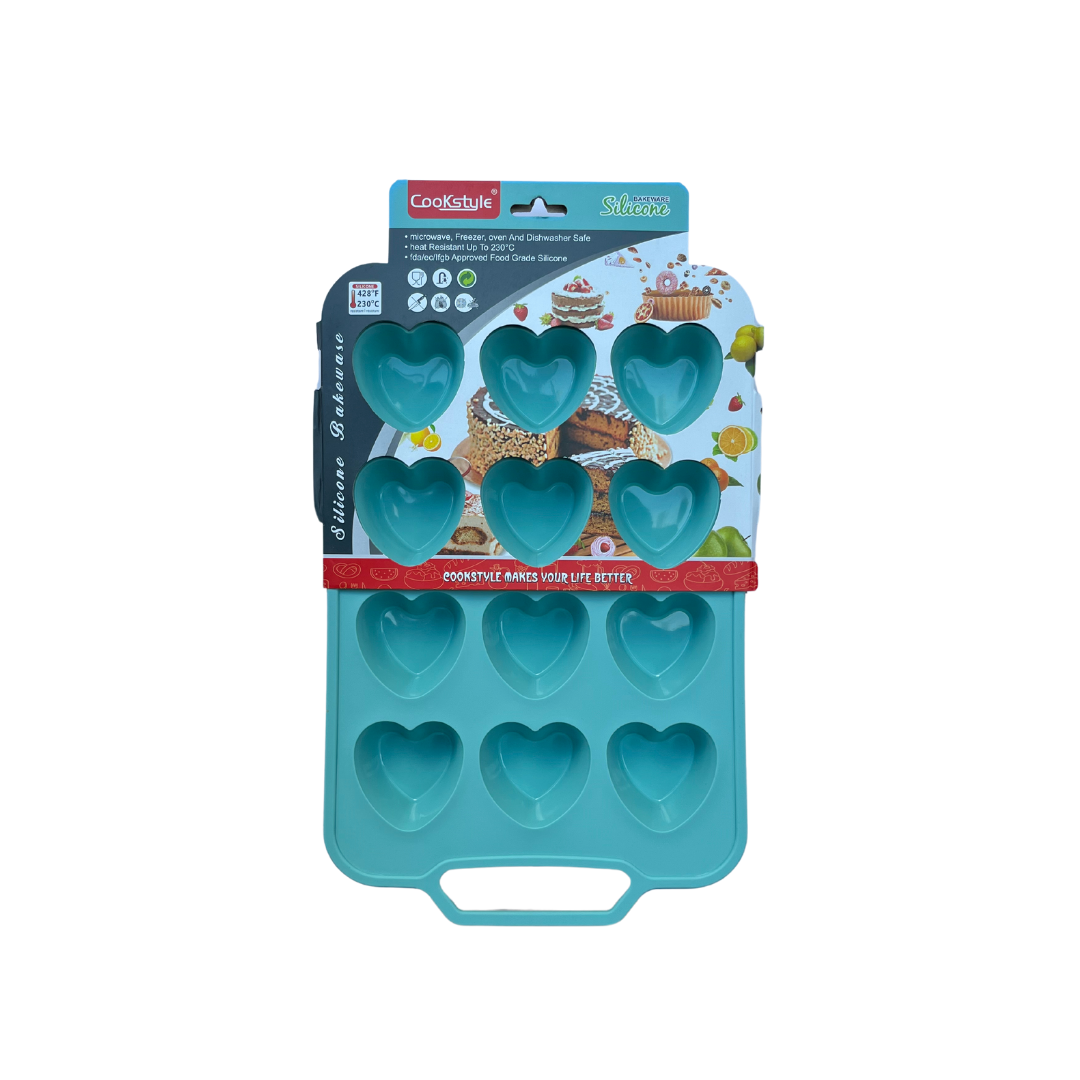 Silicone mold for muffins