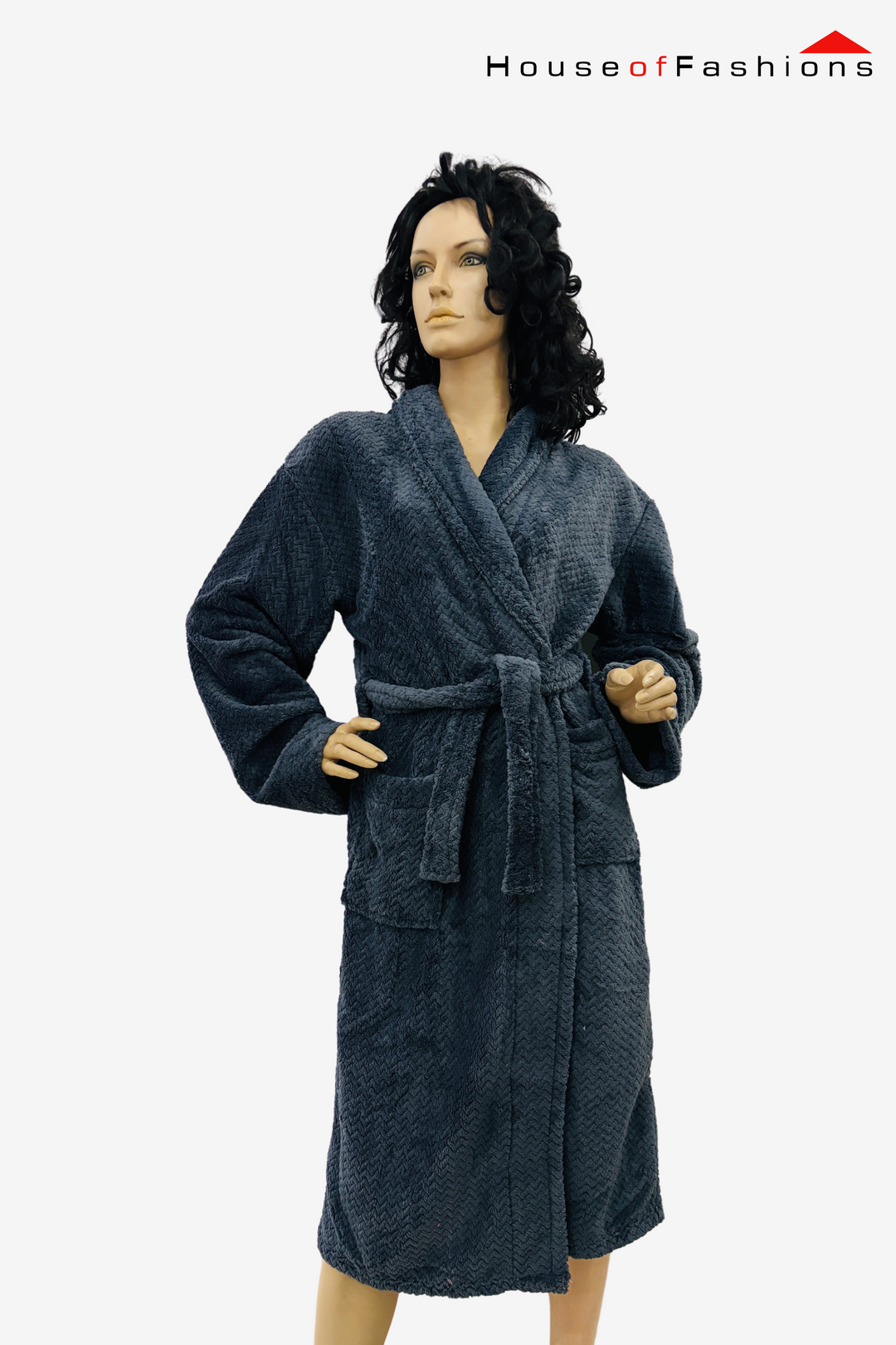 Cotton Bathrobe - Dark Green
