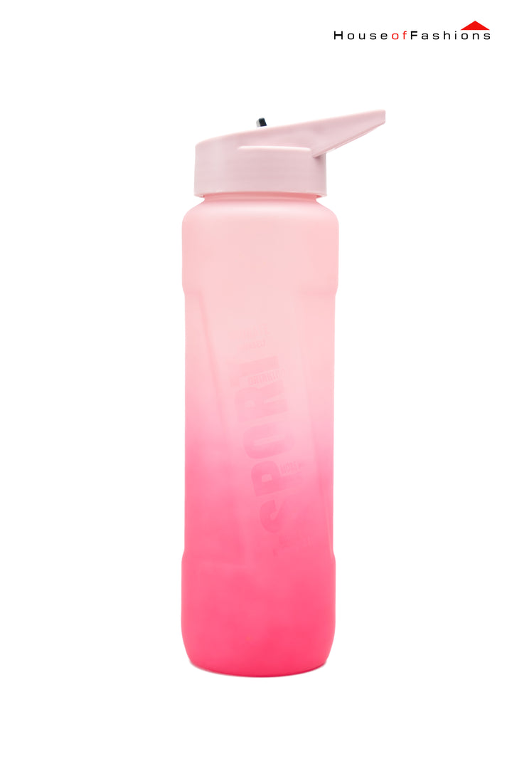 1L Gradient Sports Water Bottle with Handle in pink, durable, boiling water-friendly, portable for travel and workouts.
