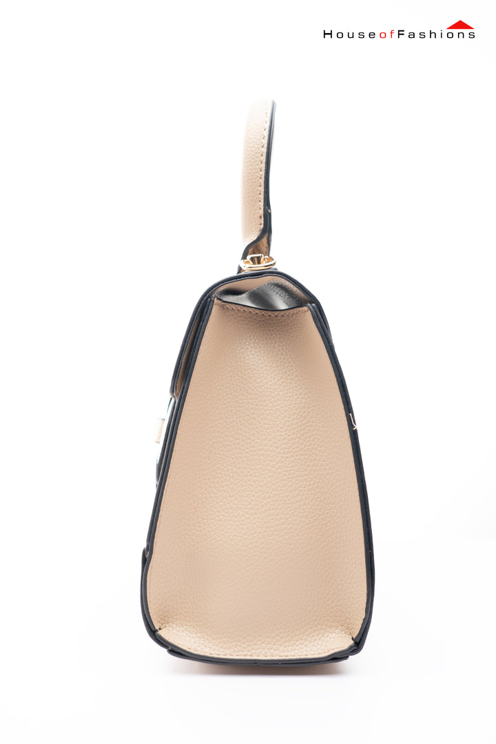 Two Set Hand Bag New Trendy Female Ladies Leather Cute Girls Crossbody Totes Bag Women's Purses And Handbags For Women- Beige