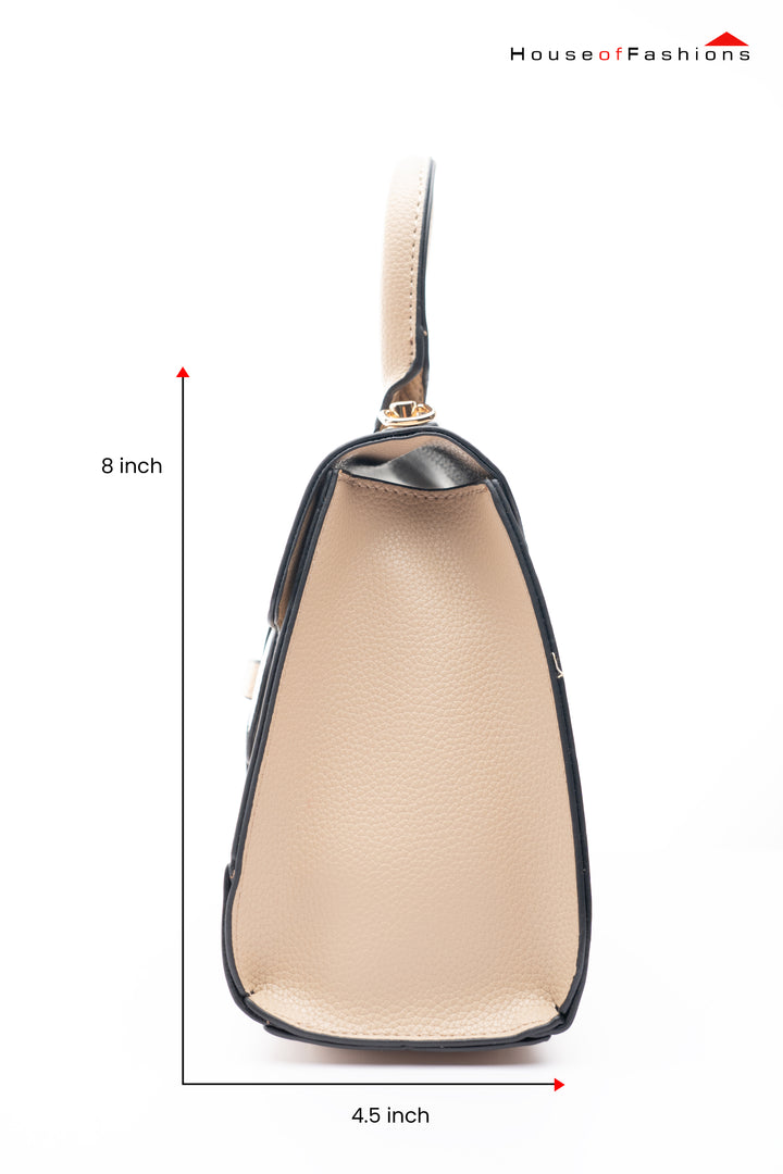 Two Set Hand Bag New Trendy Female Ladies Leather Cute Girls Crossbody Totes Bag Women's Purses And Handbags For Women- Beige