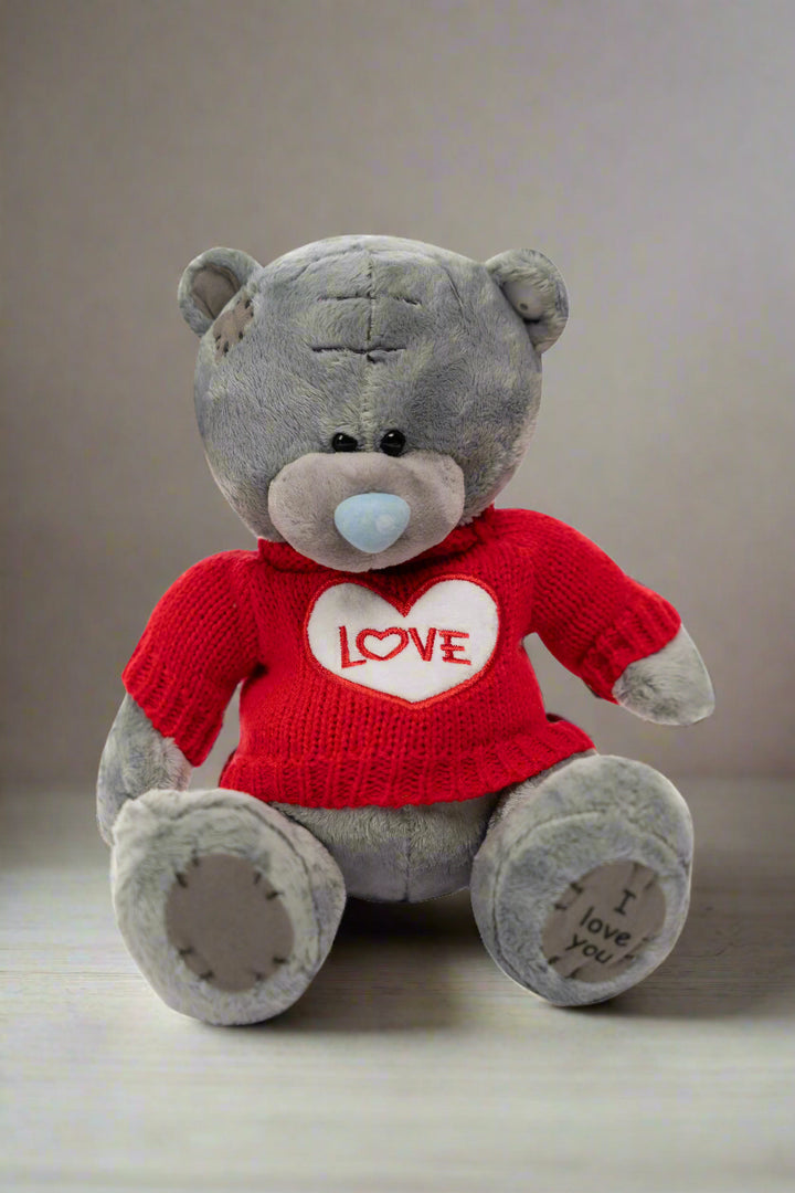 Soft Toy in a Red Sweater Teddy