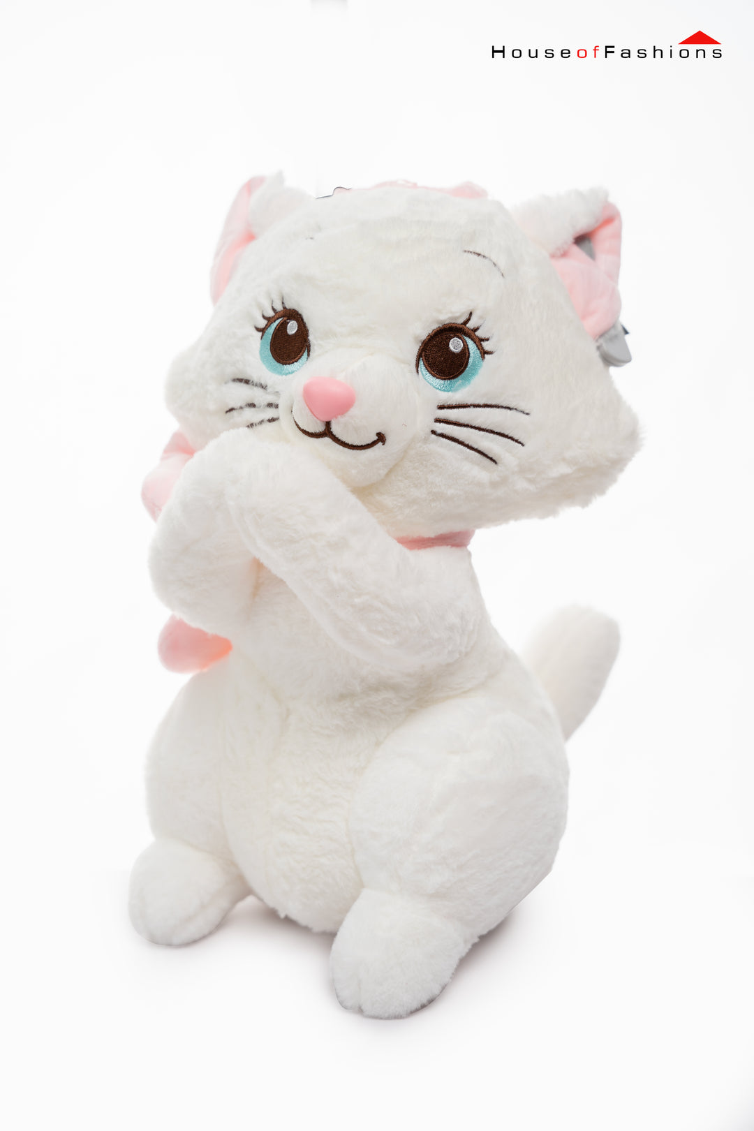 Disney Marie Cat Plush Dolls The Aristocats Cartoon Sleepy Face Marie Bow Plushies Doll Soft Stuffed Animals Pet Toy Gir