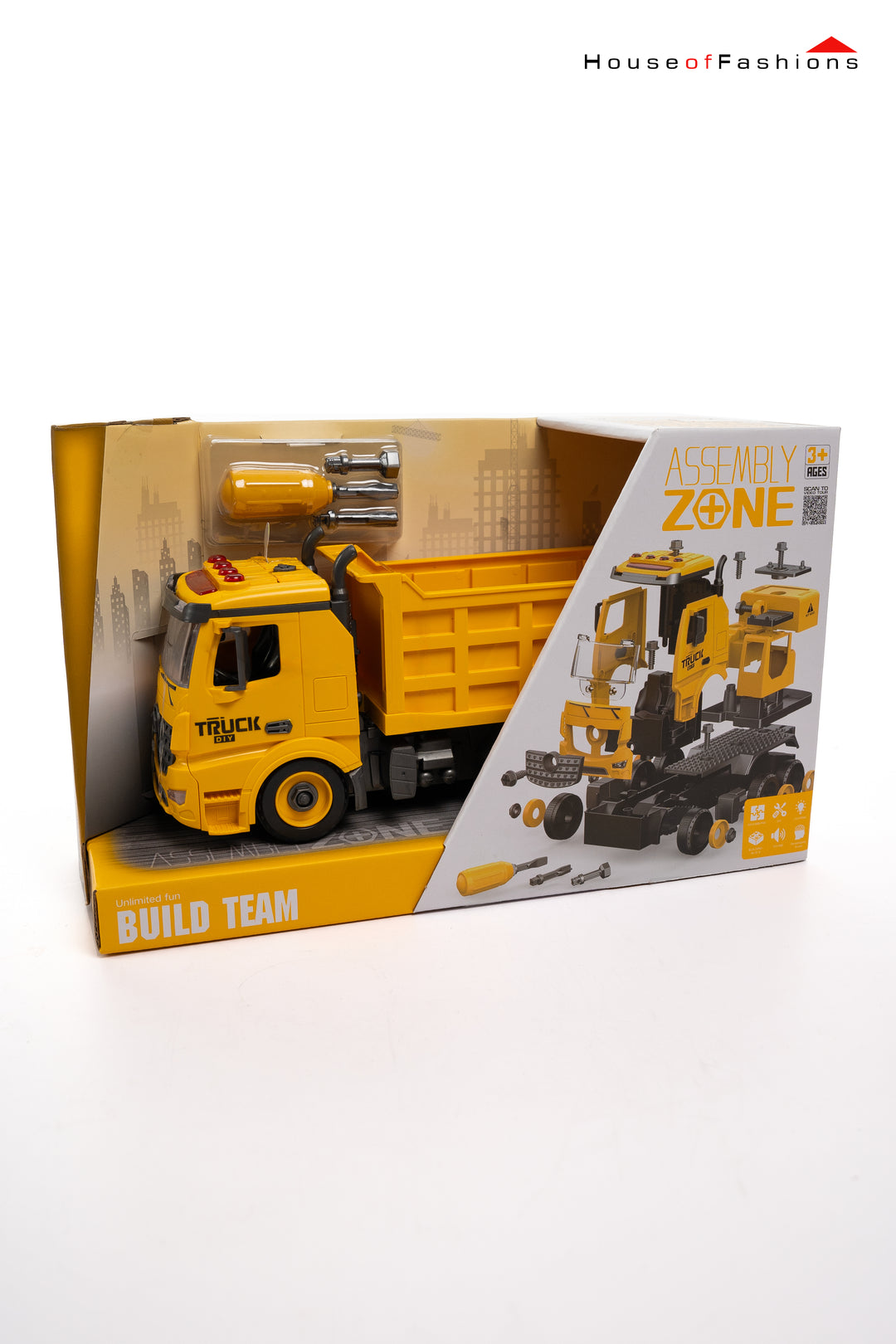 Unscrewed Dump Truck with Sound Function + Accessories