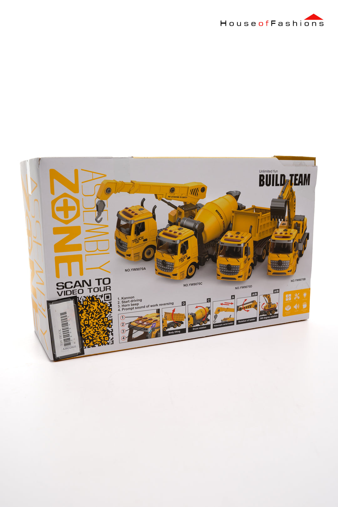 Unscrewed Dump Truck with Sound Function + Accessories