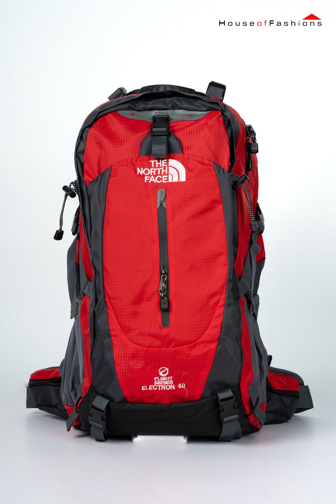 Backpack The North Face Flight Series Electron 50 Red and Grey