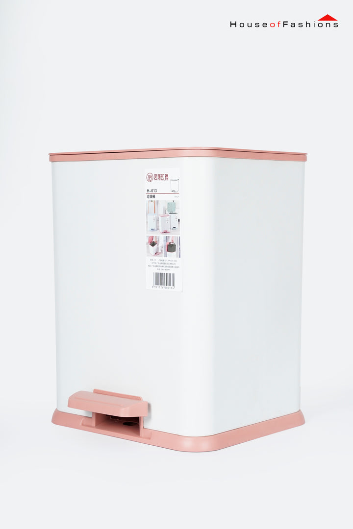 Trashcan Rectangular Small Step Trash Can Wastebasket, Garbage Container Bin for Bathroom, Powder Room, Bedroom, Kitchen, Craft Room, Office