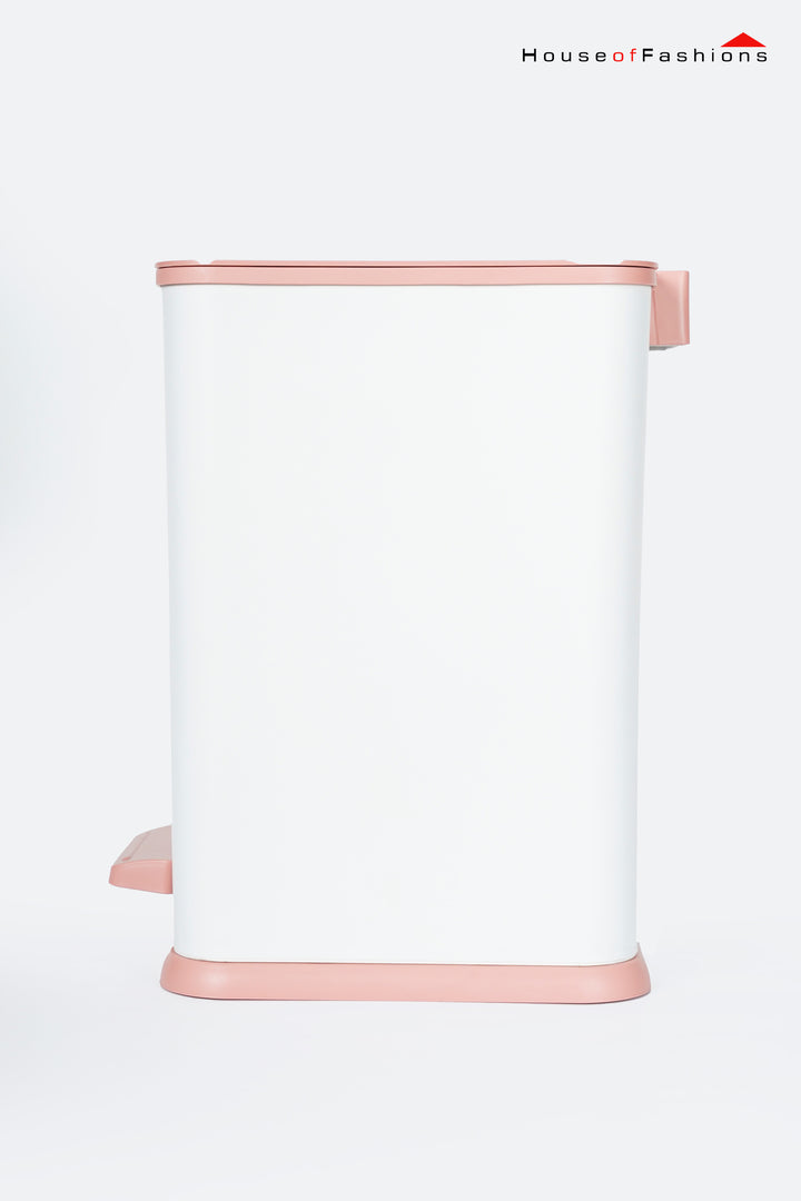 Trashcan Rectangular Small Step Trash Can Wastebasket, Garbage Container Bin for Bathroom, Powder Room, Bedroom, Kitchen, Craft Room, Office