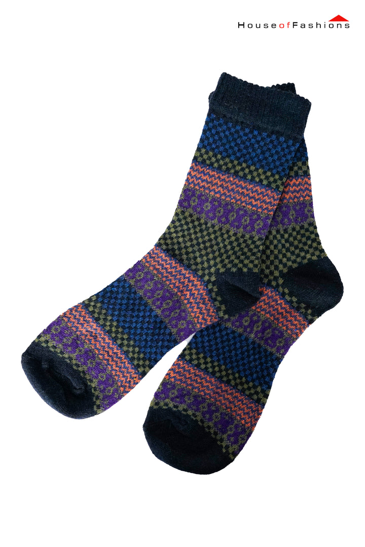 Ladies Warm Wool Winter Socks - Thick Cashmere Blend for Winter Comfort - Ladies Casual Dress Socks