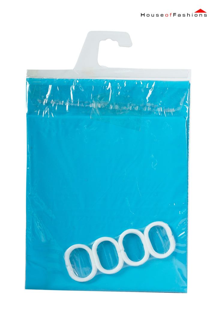 Eco-Friendly PEVA Shower Curtain – Waterproof, Mold-Resistant, Heat Retention – Plain Color Design