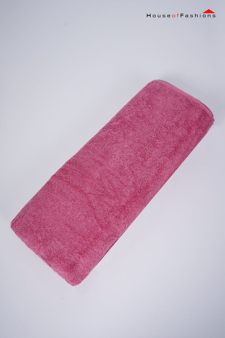 LANE LINEN Bath Sheets Bathroom Towel 100% Cotton Extra Large Towels, Oversized Luxury Towels Set, Shower Sets for Bathroom, 95 x 150 cm - Dark Pink