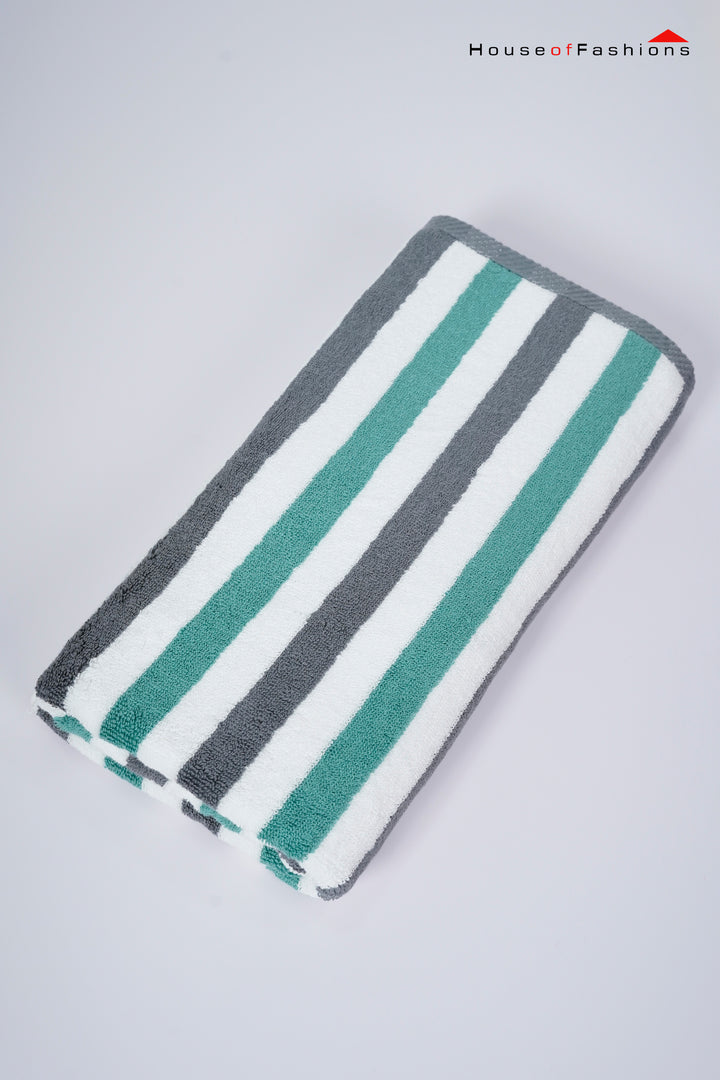 LANE LINEN Bath Sheets Bathroom Towel 100% Cotton Extra Large Towels, Oversized Luxury Towels Set, Shower Sets for Bathroom, 90 x 150 cm - Stripe