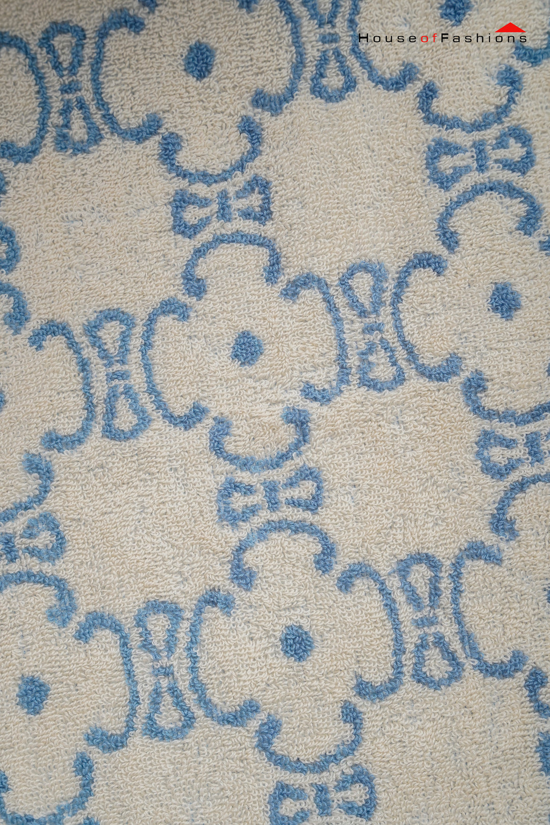 Pure Cotton Woodblock Floral Towel 75*137cm