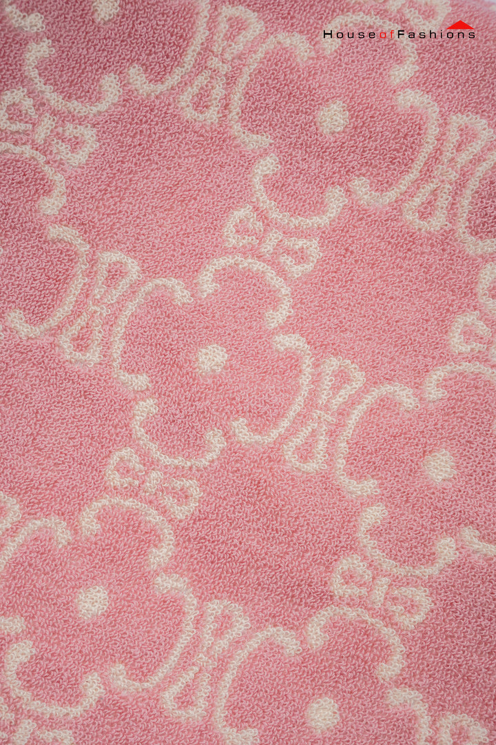 Pure Cotton Woodblock Floral Towel 75*137cm