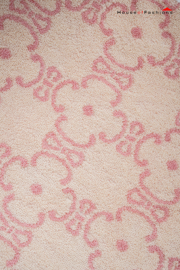 Pure Cotton Woodblock Floral Towel 75*137cm