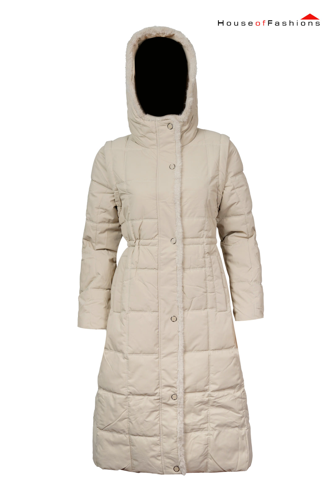 Women Long Hooded Jacket Casual Thick Down Winter Coat