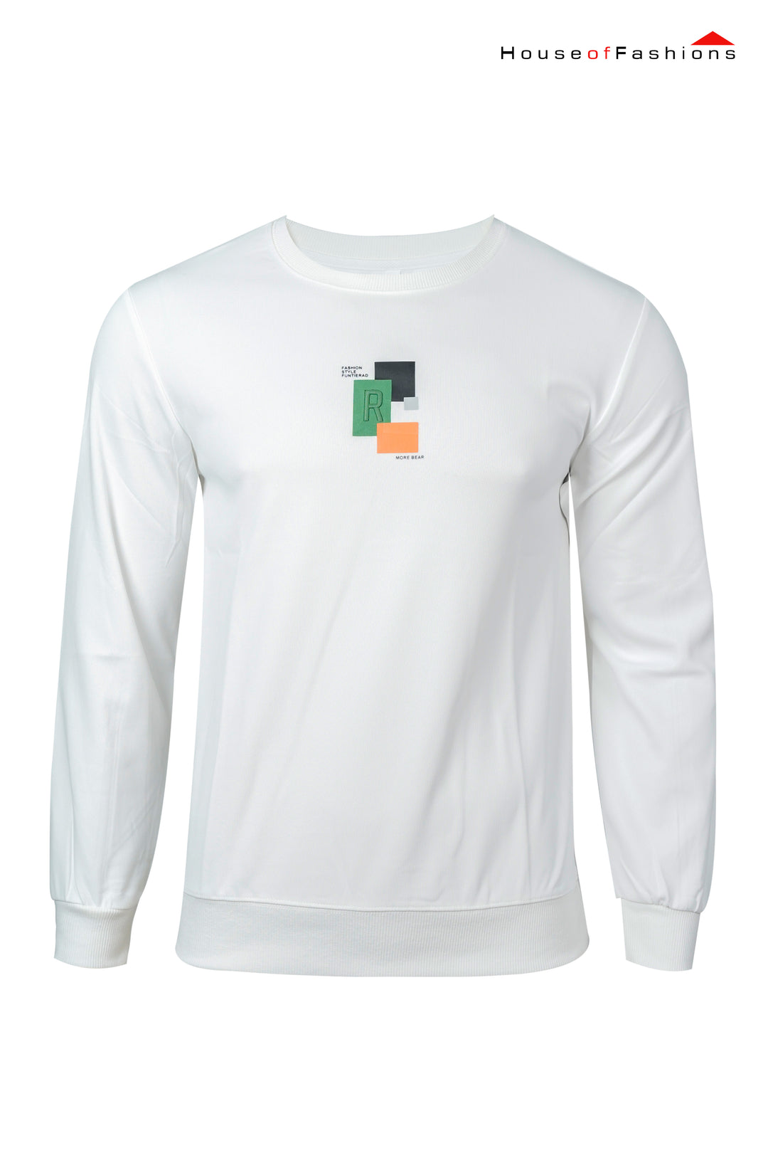 Men Full Sleeve embossed Sweatshirt