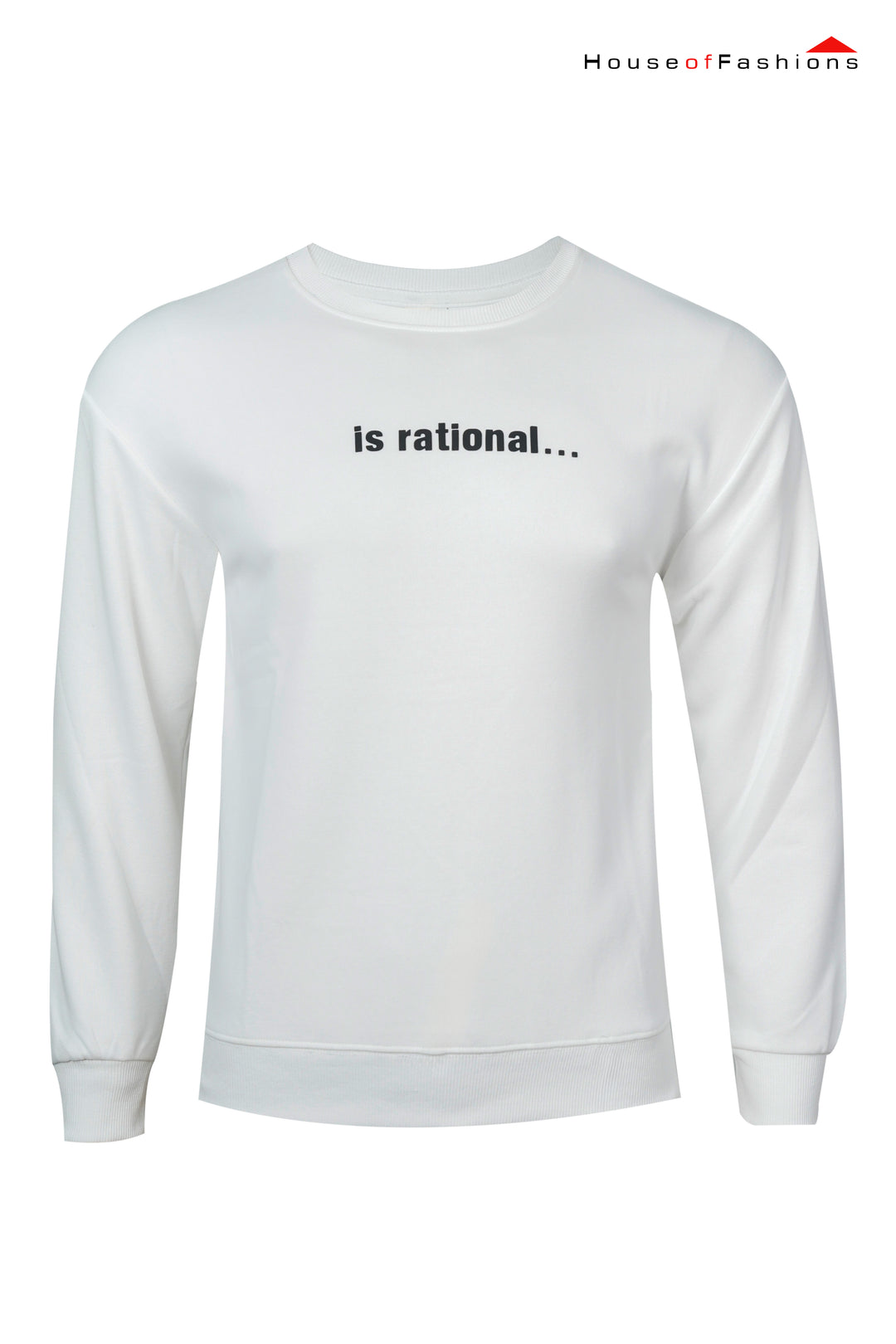 Men Full Sleeve embossed Sweatshirt