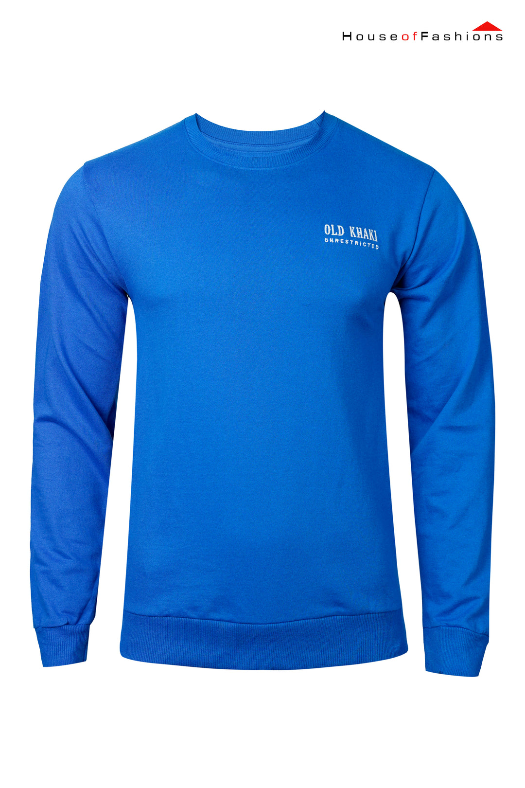 Men Full Sleeve Embroidery Sweatshirt
