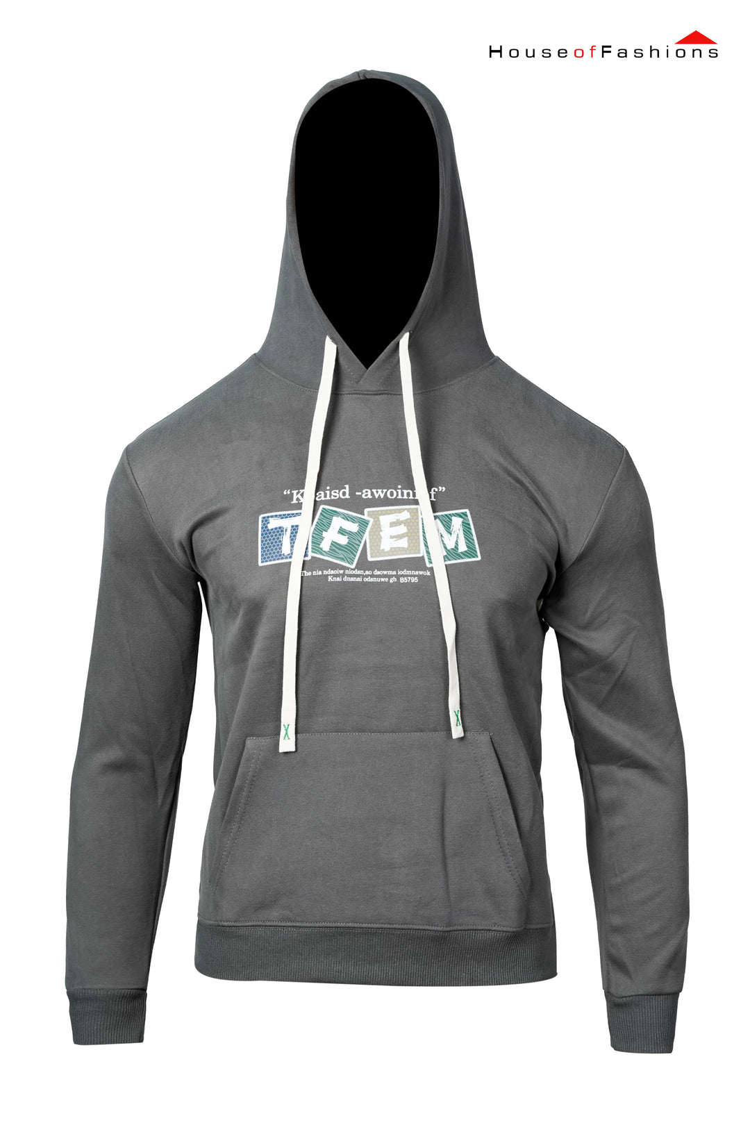 Men Full Sleeve Printed Hooded Sweatshirt