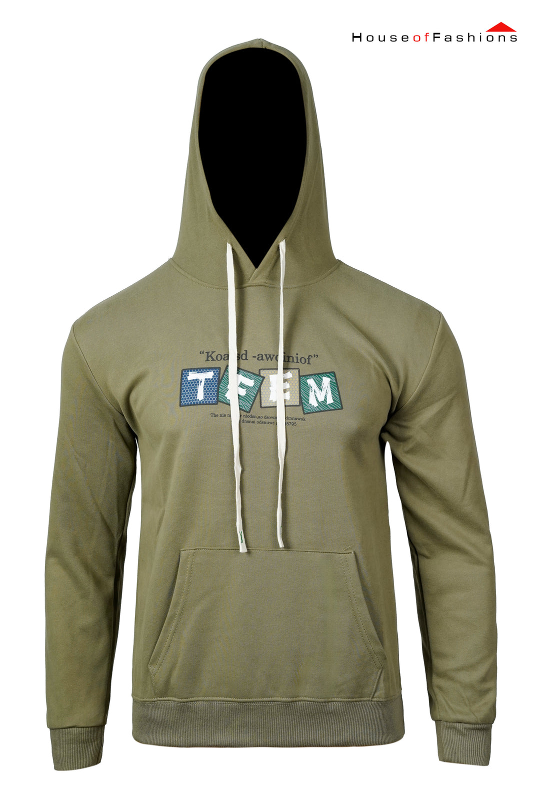 Men Full Sleeve Printed Hooded Sweatshirt