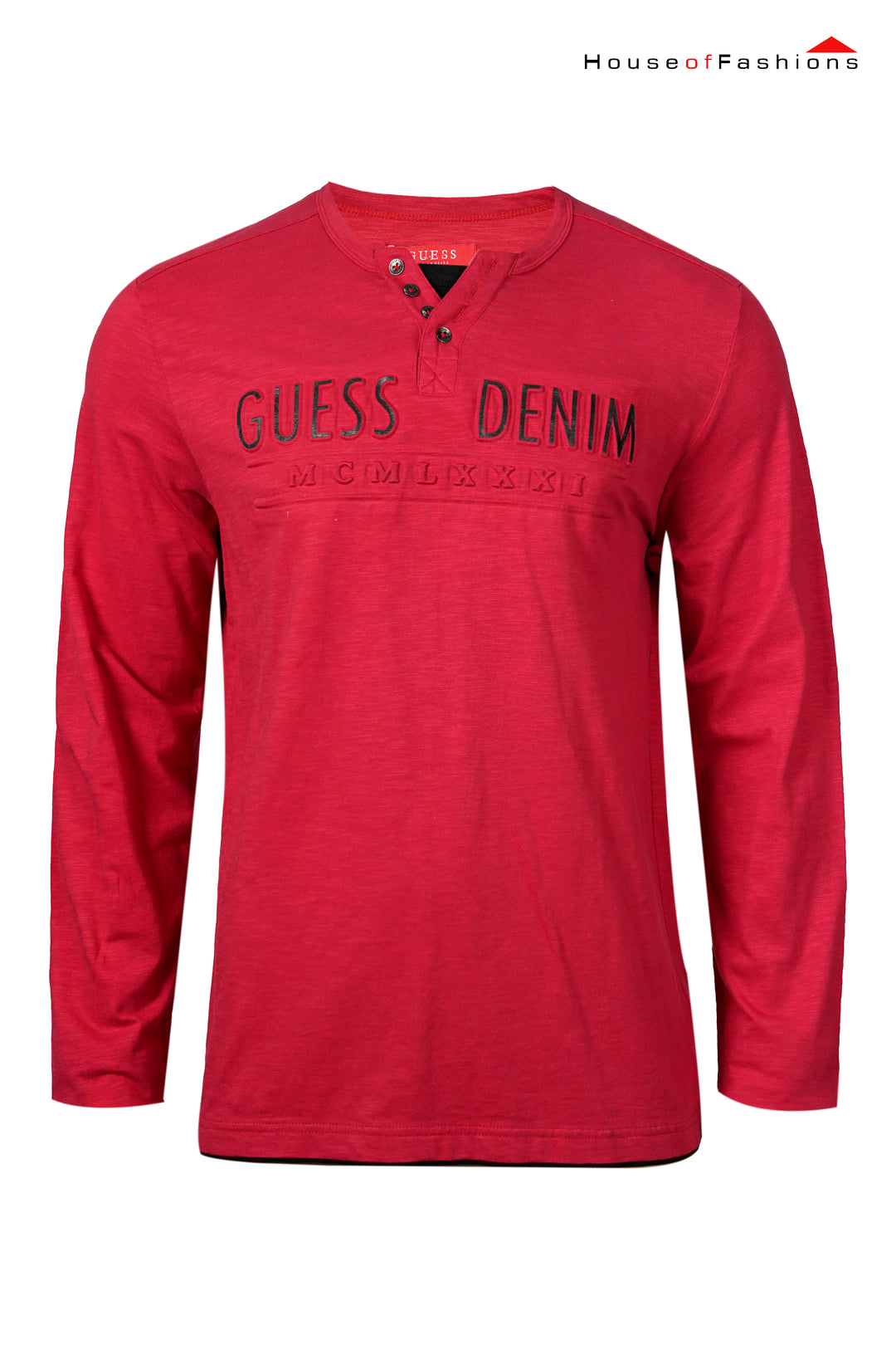 Men's Casual Henley Slim Fit long Sleeve T Shirt