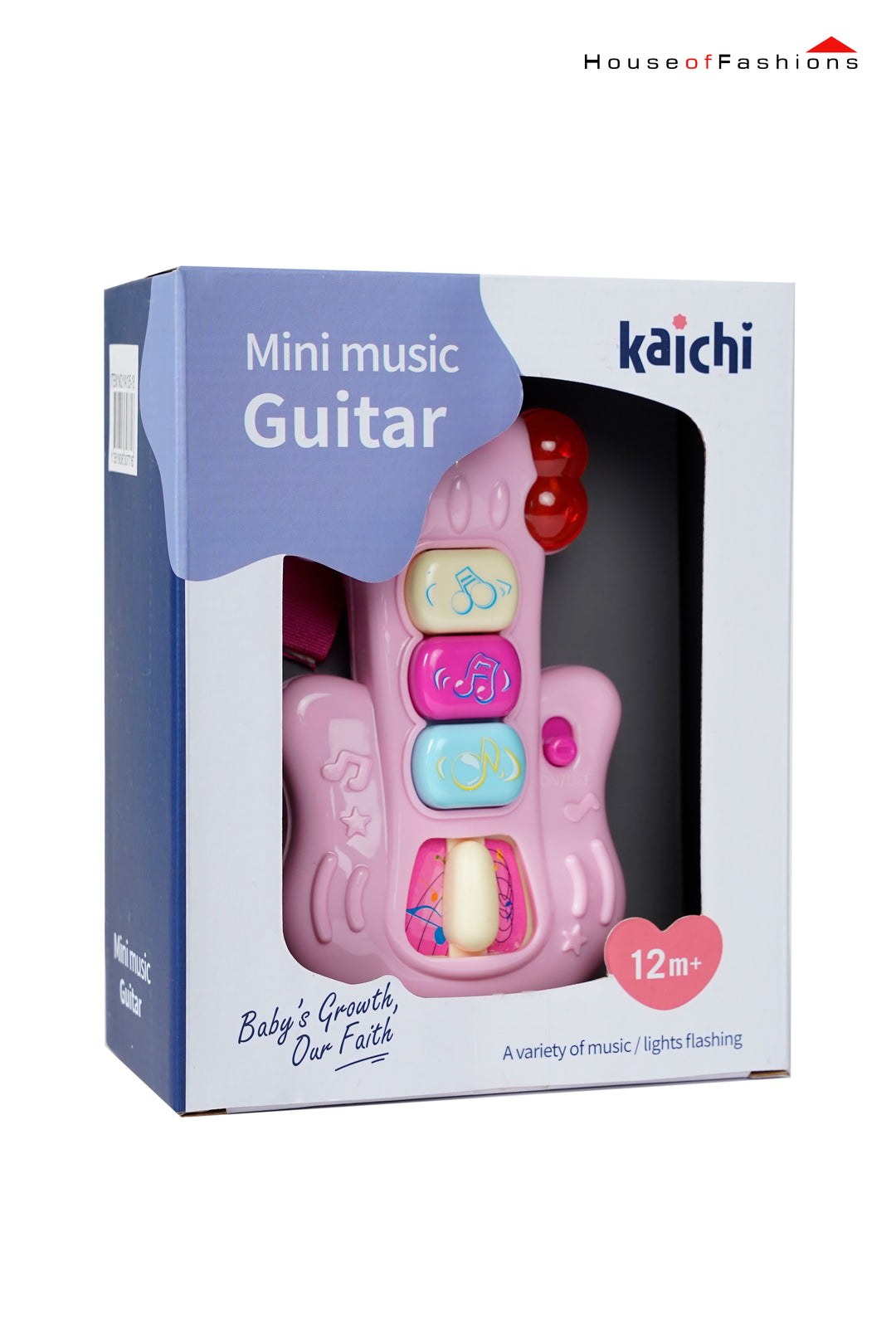 Baby Guitar Musical Toy – Light & Sound Music Toy for 12 Months+ | Educational Toddler Gift