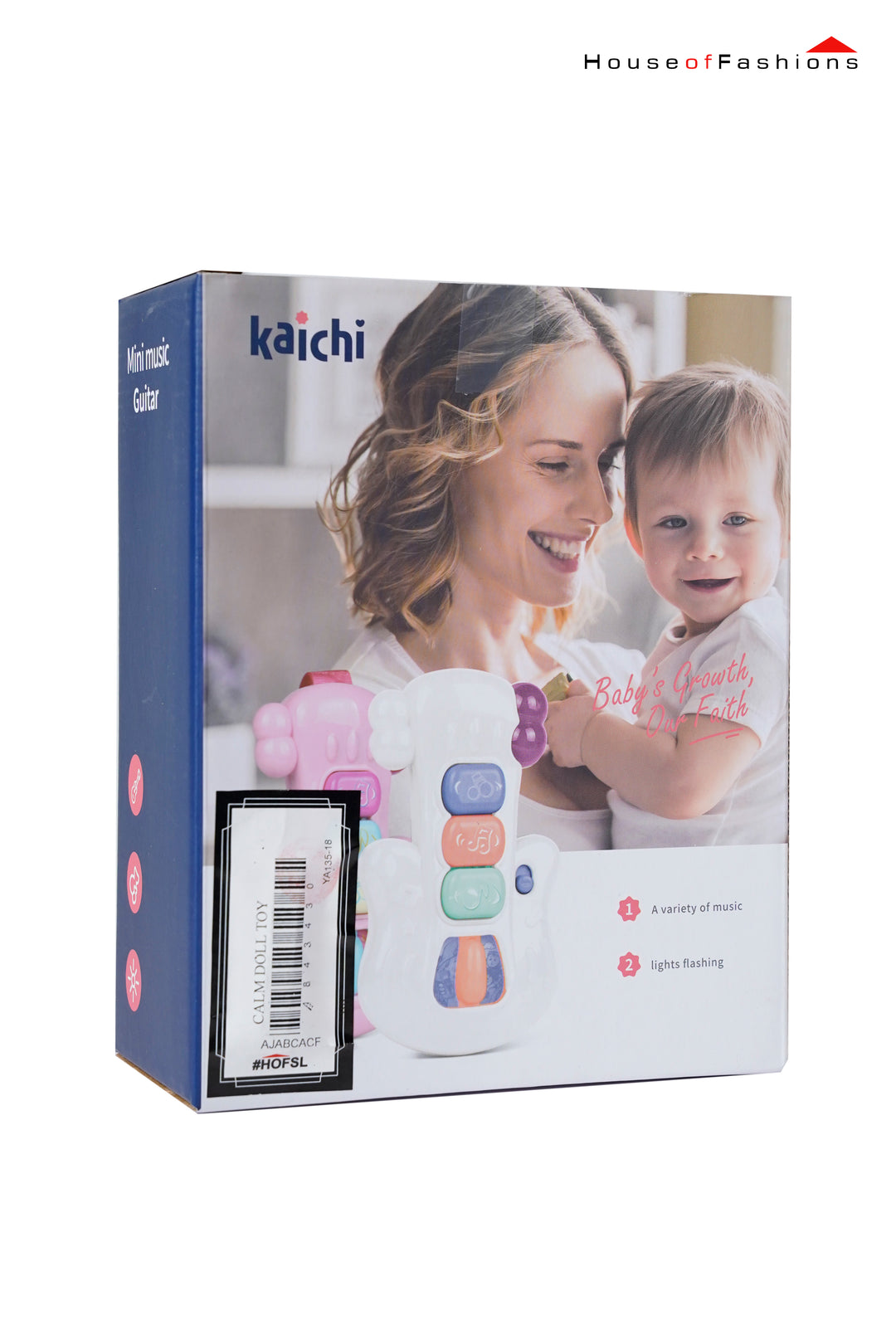 Baby Guitar Musical Toy – Light & Sound Music Toy for 12 Months+ | Educational Toddler Gift