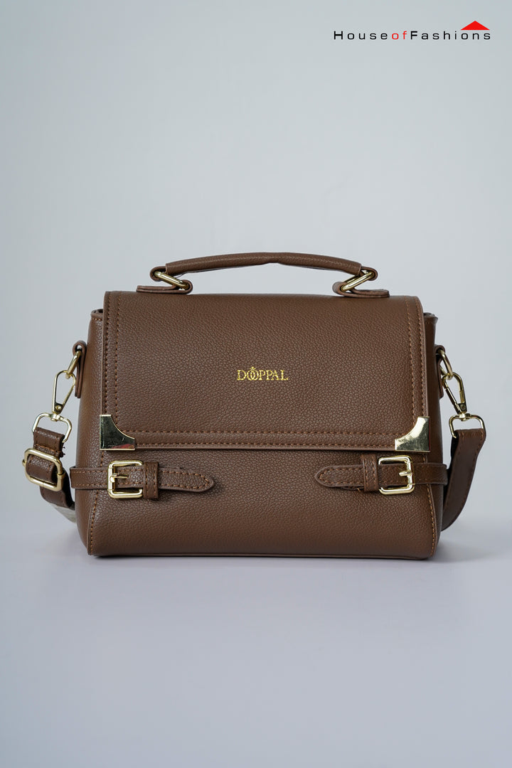 New Good Quality Girls' Cute Crossbody Side Bag – Coffee Brown